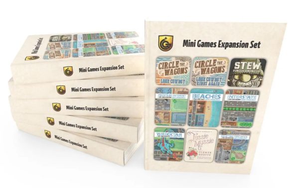 Mini Games expansion set (expansions for Sprawlopolis, Circle the Wagons, Stew & Tussie Mussie) - Image 3